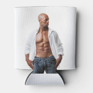 Enfriador De Latas Chico Caliente Pecs Bonitos Abdominales Musculosos