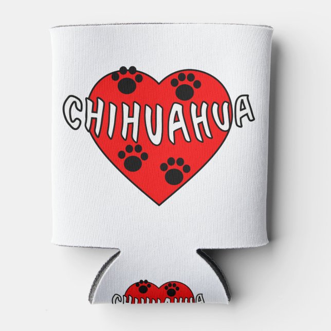 Enfriador De Latas Chihuahua Love (Anverso)