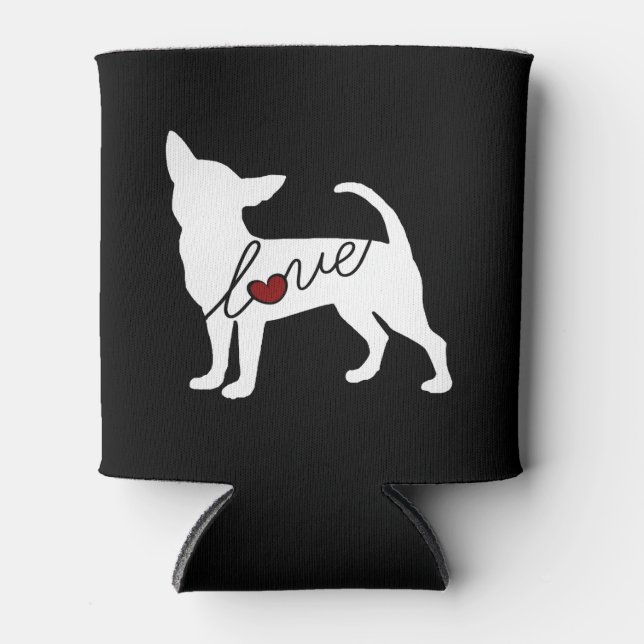 Enfriador De Latas Chihuahua Love (Anverso)