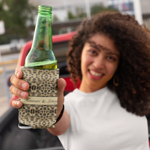 Enfriador De Latas chita psicodélica, personalizable de África salvaj