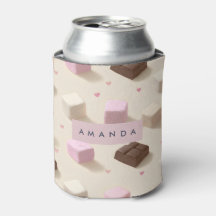 Chocolate dulce y malvavisco personalizado