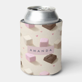 Enfriador De Latas Chocolate dulce y malvavisco personalizado