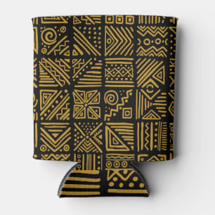 Enfriador De Latas Choque africano: etnia tribal sin costuras.