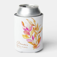 Chorro de Novia Boho Acuarela Botánico Rosa Dorado