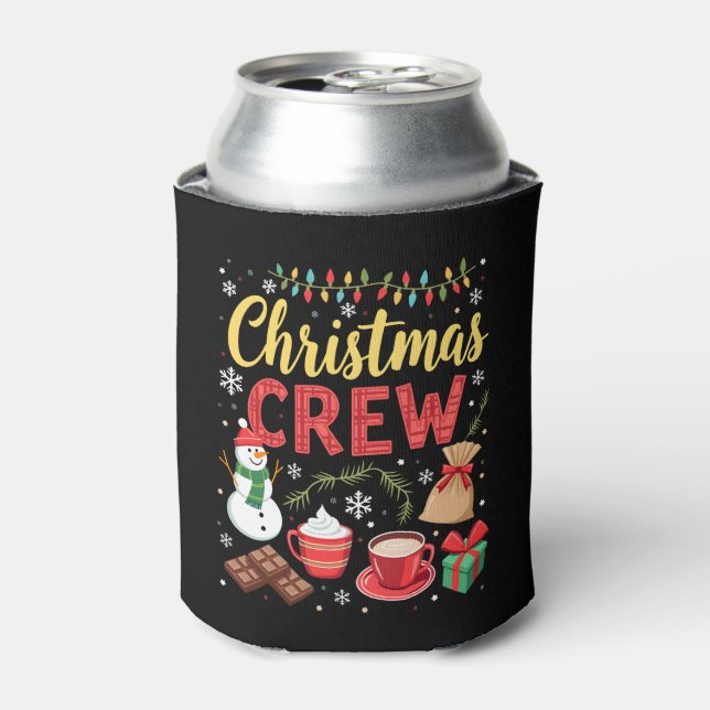 Enfriador De Latas Christmas Crew (3) (Lata Anverso)