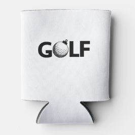 Enfriador De Latas Christmas Golf Ornament Classic