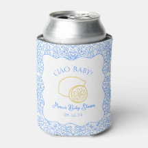 ¡Ciao Bebé! Baby Shower italiano Lemon Blue