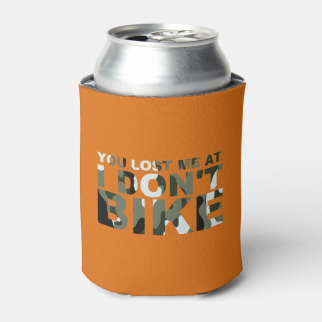 Enfriador De Latas Cíclica divertida: me perdiste, no ciclista (Lata Anverso)