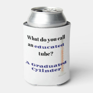 Enfriador De Latas Ciclista graduado del Chiste del Chiste de ciencia