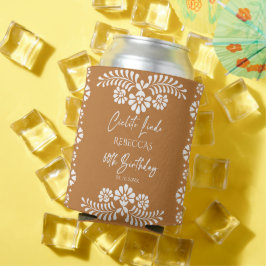 Enfriador De Latas Cielito lindo terracota mexicano cumpleaños 60