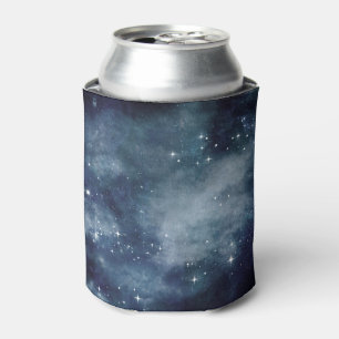 Enfriador De Latas Cielo Nocturno Estrellado Estrellas Universo Niebl