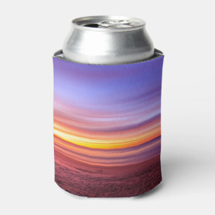 Enfriador De Latas Cielos púrpuras sobre el mar