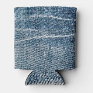 Enfriador De Latas Cierre de Denim Cloth.