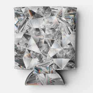 Enfriador De Latas Cierre de Textura de Diamante: Vista Kaleidoscope.