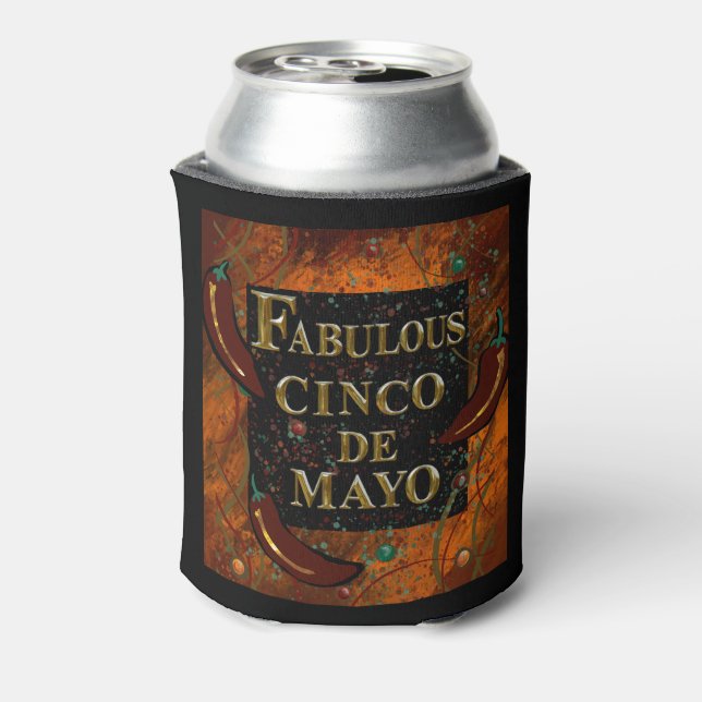 Enfriador De Latas Cinco de Mayo  (Reverso de la lata)