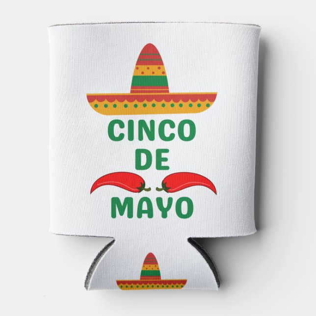 Enfriador De Latas Cinco de mayo (Anverso)