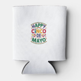 Enfriador De Latas Cinco de Mayo Fiesta Personalized 