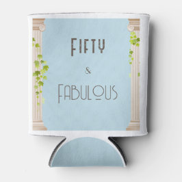 Enfriador De Latas Cincuenta fabulosos cumpleaños elegante tema grieg