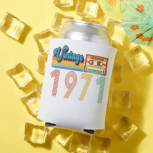 Enfriador De Latas Cinta Cassette Retro 1971 de 50 años de antigüedad