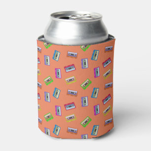 Enfriador De Latas Cinta de Casete Retro Vintage Amante Colorido Mixt