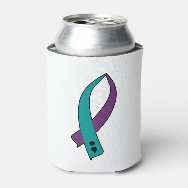Enfriador De Latas Cinta de sensibilización sobre el suicidio (Lata Anverso)