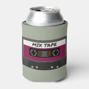 Enfriador De Latas Cinta Purple Mix - Regalo inspirado en retro de lo