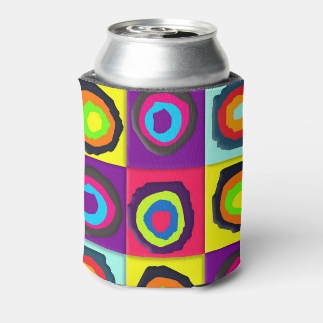 Enfriador De Latas circles pattern  (Reverso de la lata)