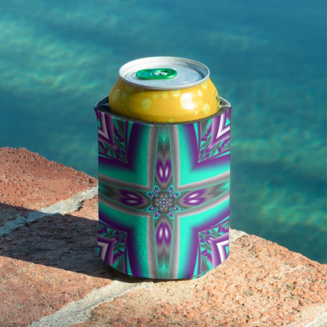 Enfriador De Latas Círculos Concéntricos Lanzados Al Punto Resumen (Piscina in situ)