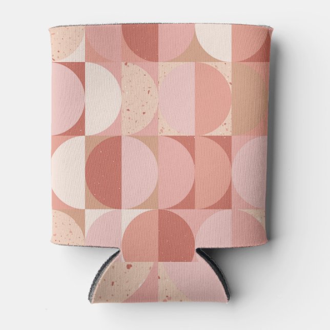 Enfriador De Latas Círculos de Mediano Siglo: Patrón Geométrico Moder (Anverso)