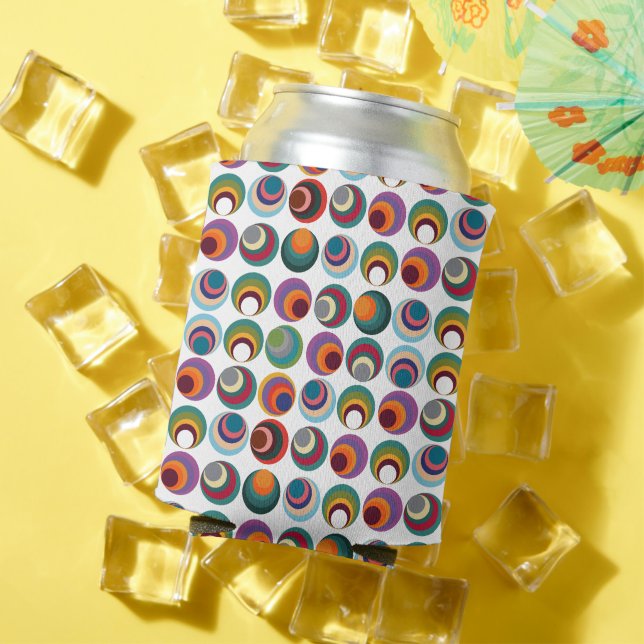 Enfriador De Latas Círculos modernos de mediados del siglo (Verano in situ)