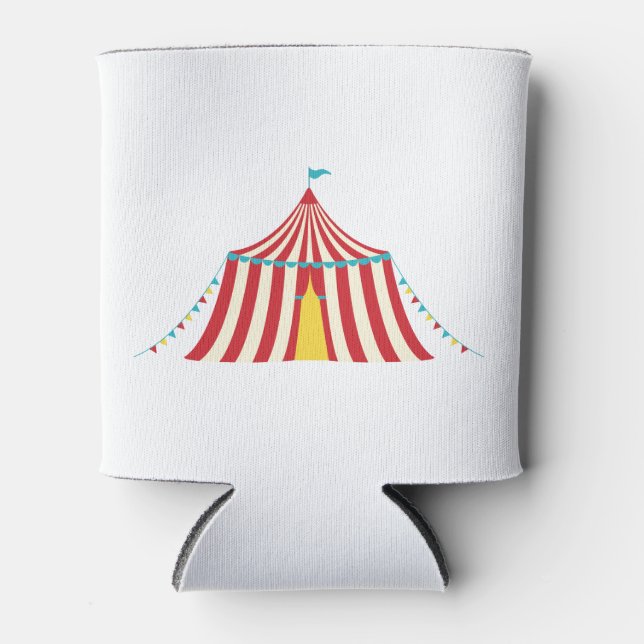 Enfriador De Latas Circus Tent (Anverso)