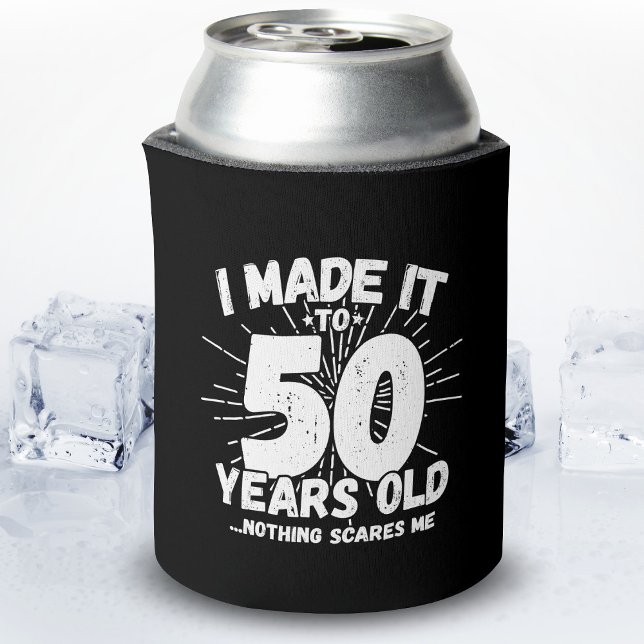 Enfriador De Latas Cita de cumpleaños número 50, graciosa, Sarcástica (Subido por el creador)