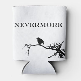 Enfriador De Latas Cita del poema Edgar Allan Poe de Nevermore Raven