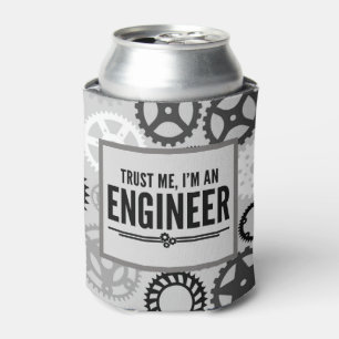 Enfriador De Latas Cita divertida de Trust Me Engineer