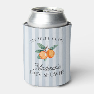 Enfriador De Latas Citrus azul pequeño y lindo Baby Shower Favors