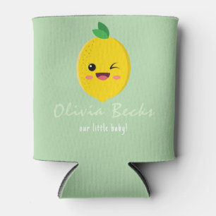 Enfriador De Latas Citrus Lemon Baby Shower