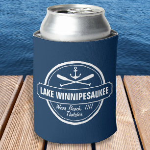 Enfriador De Latas Ciudad de encargo de Winnipesaukee NH del lago,