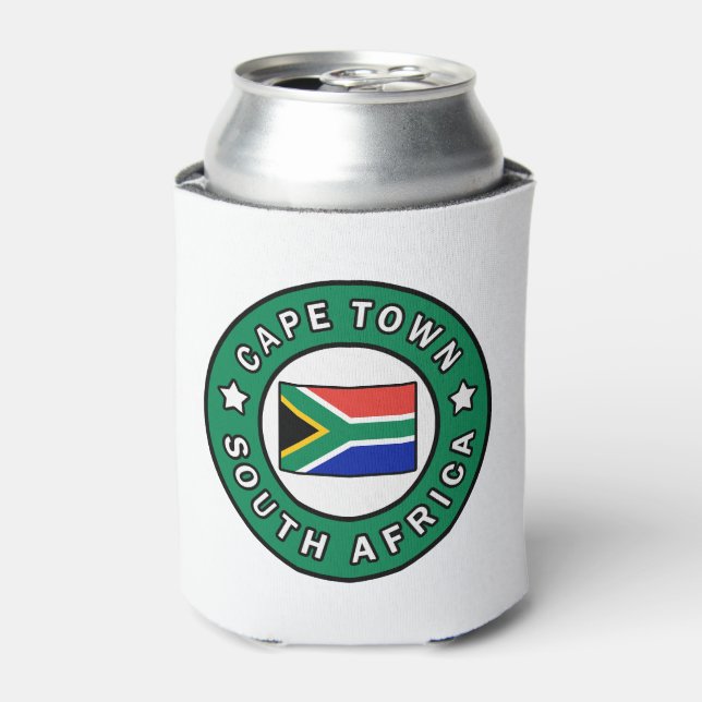 Enfriador De Latas Ciudad del Cabo Sudáfrica (Lata Anverso)