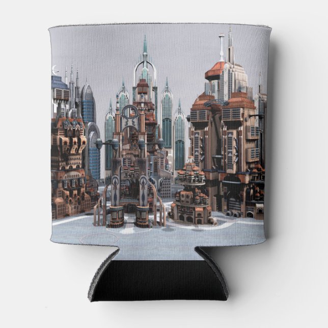 Enfriador De Latas Ciudad futurista (Anverso)