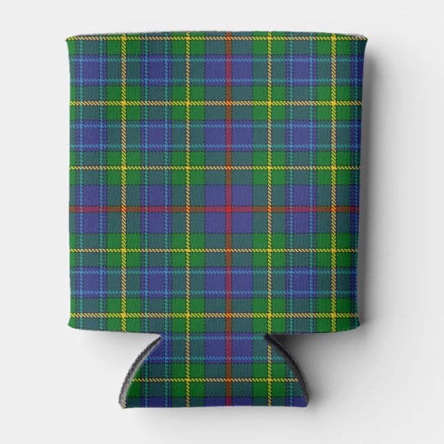 Enfriador De Latas Clan Bailey Tartan Plaid (Anverso)