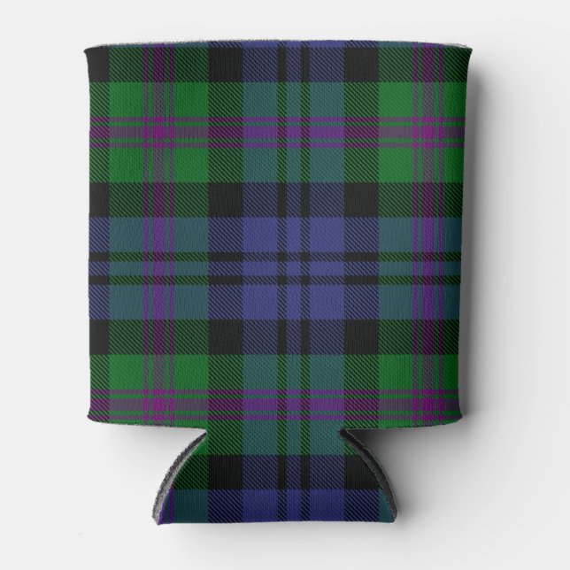 Enfriador De Latas Clan Baird Tartan Plaid (Anverso)