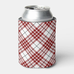 Enfriador De Latas Clan bucano tartán blanco trenzado