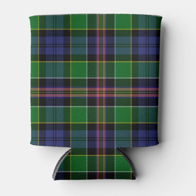 Enfriador De Latas Clan escocés Allison Tartan Plaid (Anverso)