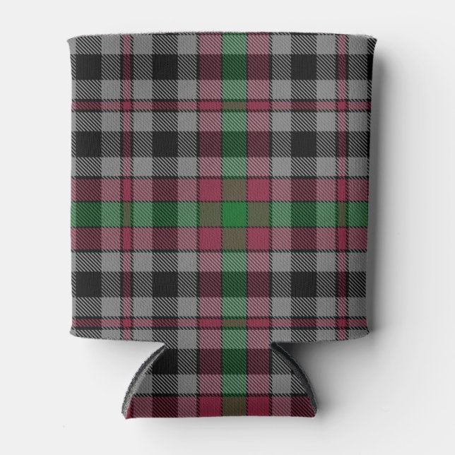 Enfriador De Latas Clan escocés Borthwick Tartan Plaid (Anverso)