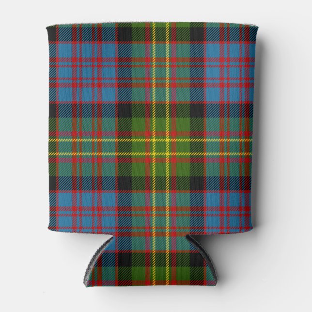 Enfriador De Latas Clan escocés Bowie Tartan Plaid (Anverso)
