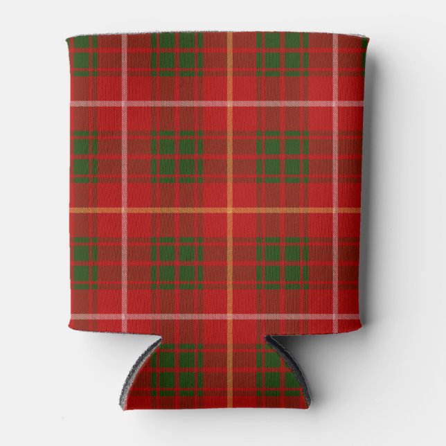 Enfriador De Latas Clan Escocés Bruce Tartan Plaid (Anverso)
