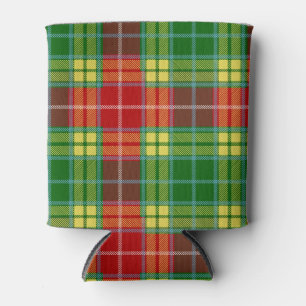 Enfriador De Latas Clan escocés Buchanan Tartan Plaid