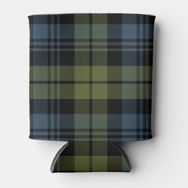 Enfriador De Latas Clan escocés Campbell Tartan Plaid (Anverso)