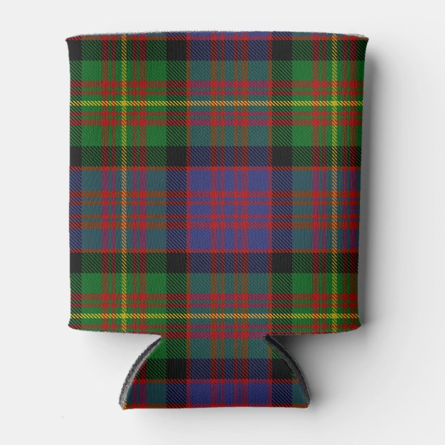Enfriador De Latas Clan escocés Carnegie Tartan Plaid (Anverso)