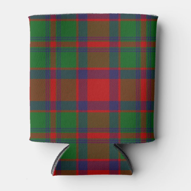 Enfriador De Latas Clan escocés Carrick Tartan Plaid (Anverso)